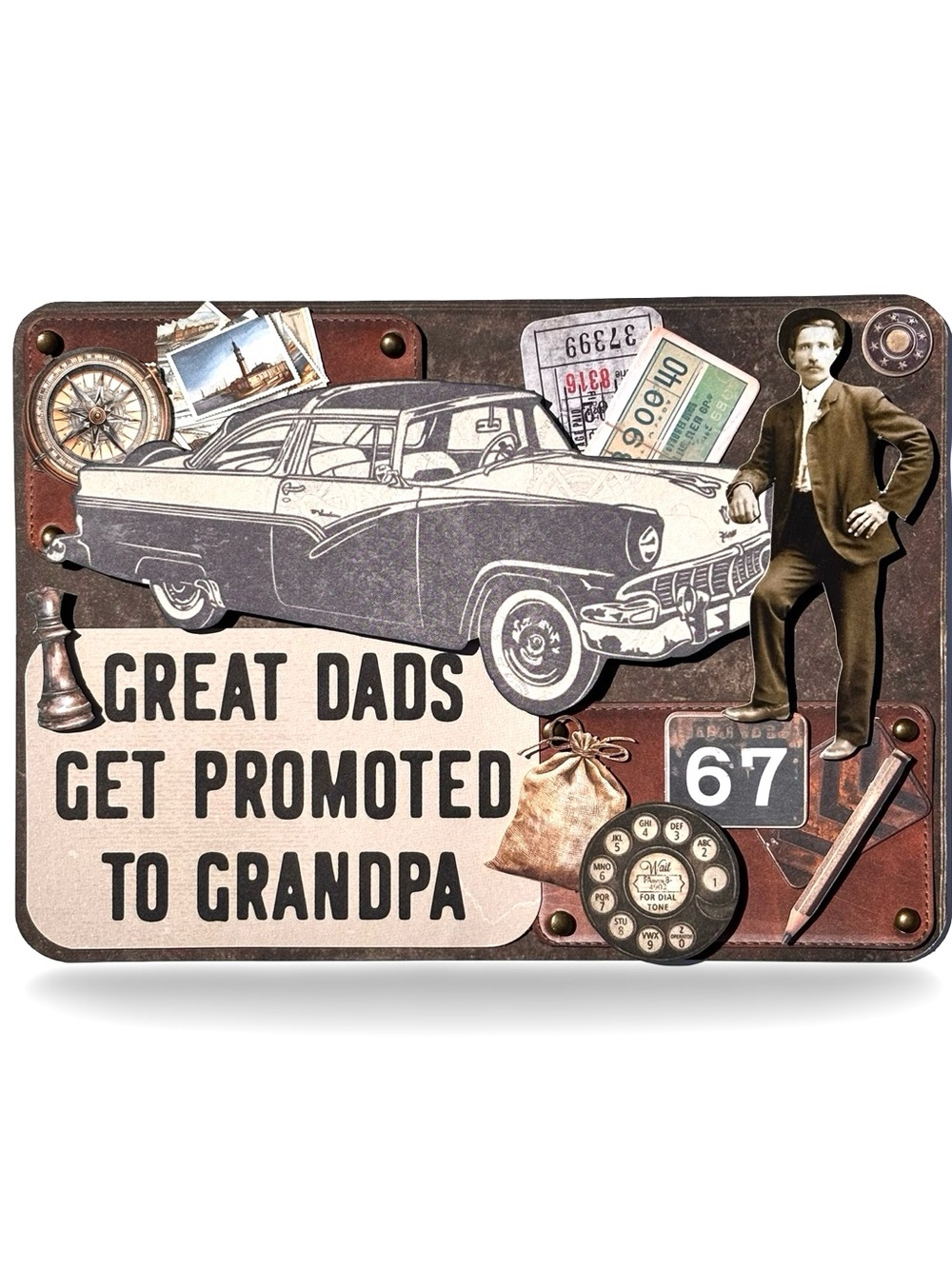 Handmade Multiple Occasions Male Greeting Card